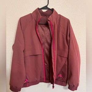 Figs Sydney Scrub Jacket Mauve